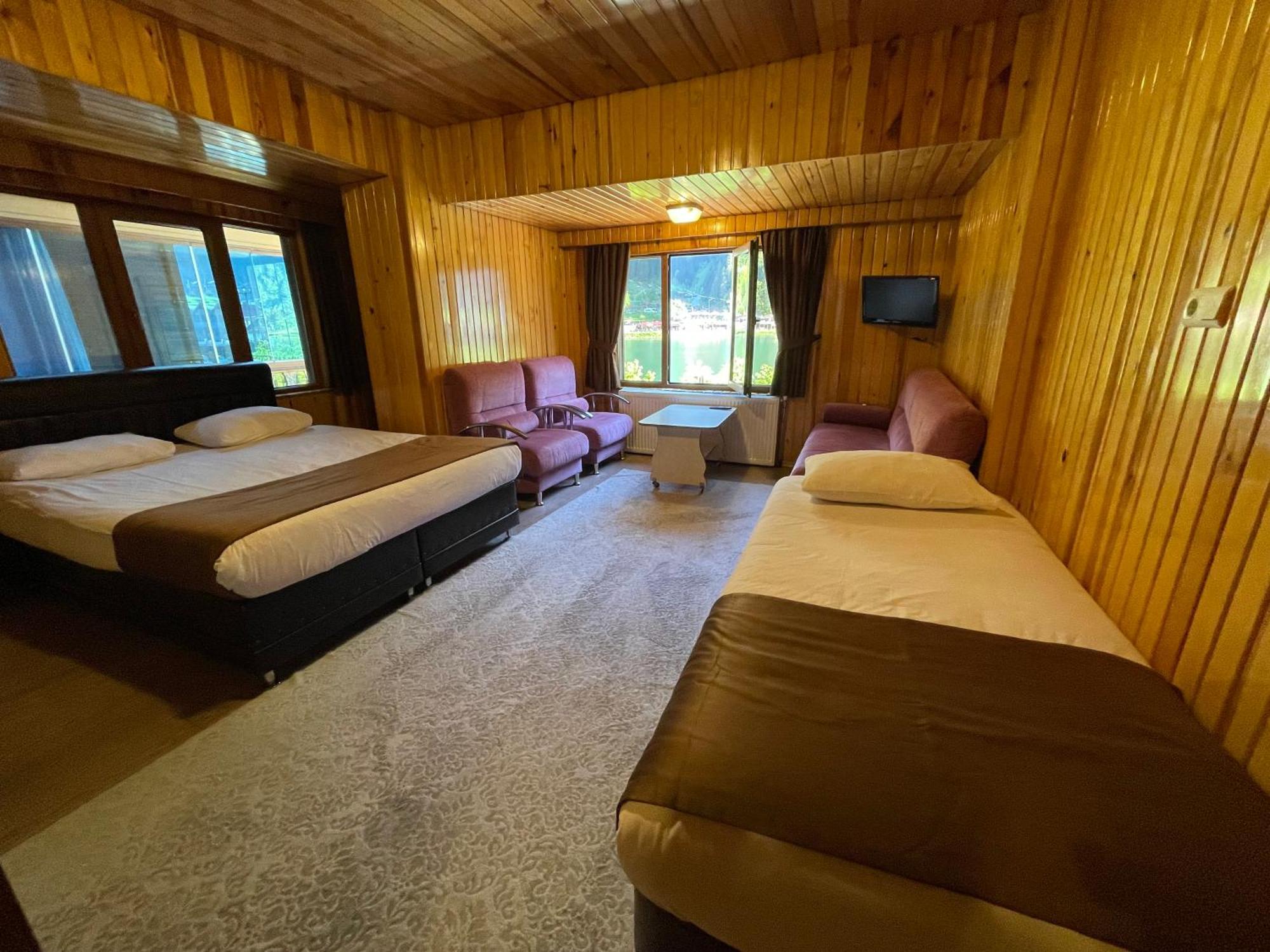 Ozkan Otel Uzungol Bagian luar foto